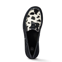 Load image into Gallery viewer, WOMEN’S ARIAT CRUISER - BLK SUEDE/BLK AND WHT HAIR ON
