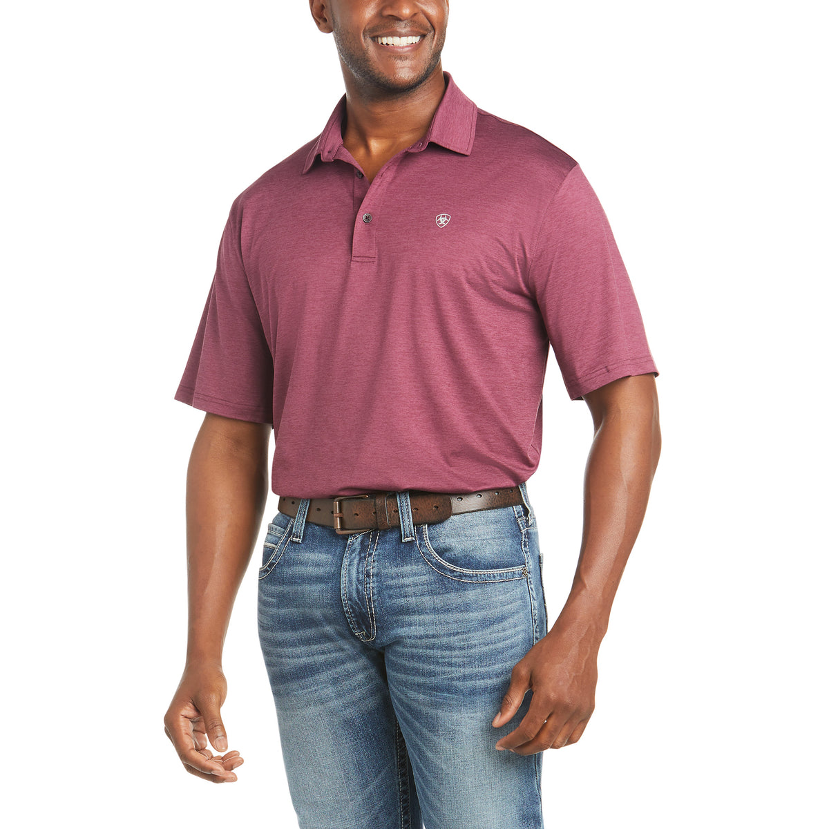 ARIAT CHARGER 2.0 POLO - MALBEC