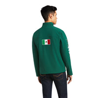 Load image into Gallery viewer, ARIAT MEN’S NEW TEAM SOFTSHELL MEXICO JACKET - VERDE
