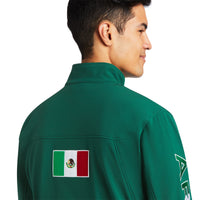 Load image into Gallery viewer, ARIAT MEN’S NEW TEAM SOFTSHELL MEXICO JACKET - VERDE
