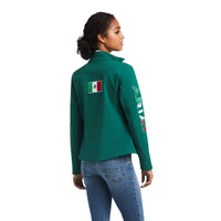 Load image into Gallery viewer, ARIAT WOMEN’S CLASSIC TEAM SOFTSHELL MEXICO JACKET - VERDE
