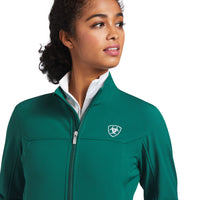 Load image into Gallery viewer, ARIAT WOMEN’S CLASSIC TEAM SOFTSHELL MEXICO JACKET - VERDE
