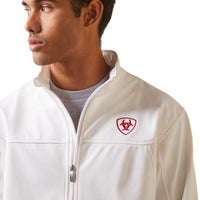 Load image into Gallery viewer, ARIAT MEN’S NEW TEAM SOFTSHELL MEXICO JACKET - WHITE
