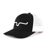 Load image into Gallery viewer, KIMES RANCH - WEEKLY TRUCKER (BLACK/WHITE)
