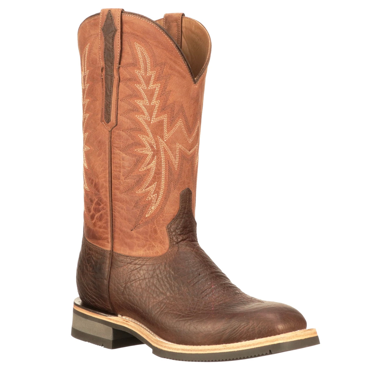 MEN’S LUCCHESE RUDY - CHOCOLATE COWHIDE BOOTS