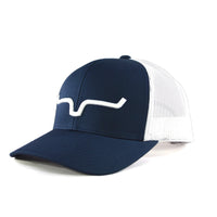 Load image into Gallery viewer, KIMES RANCH - WEEKLY TRUCKER (NAVY/WHITE)
