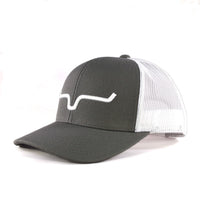 Load image into Gallery viewer, KIMES RANCH - WEEKLY TRUCKER (CHARCOAL/WHITE)
