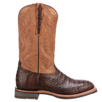Load image into Gallery viewer, MEN’S LUCCHESE ROWDY - CHOCOLATE CAIMAN BELLY BOOTS
