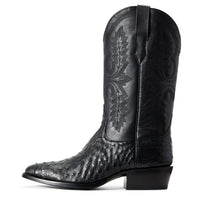 Load image into Gallery viewer, MEN&#39;S ARIAT CIRCUIT BLACK FULL QUILL OSTRICH BOOTS - R TOE - El Toro Boots
